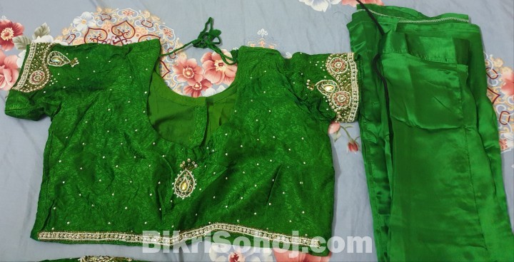 Sari with maching blawse 2